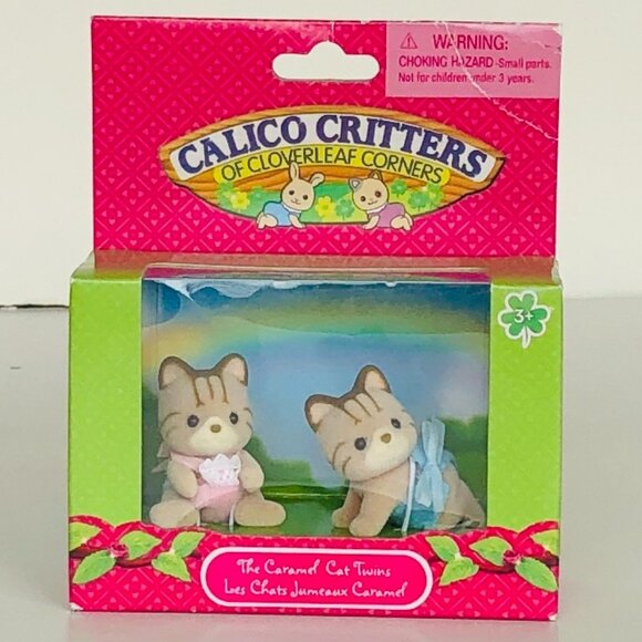 Calico Critters The Caramel Cat Twins New in Box - Picture 8 of 10